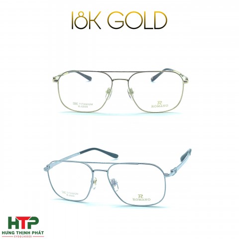 Gọng Kính Romano 18K GOLD R-6869