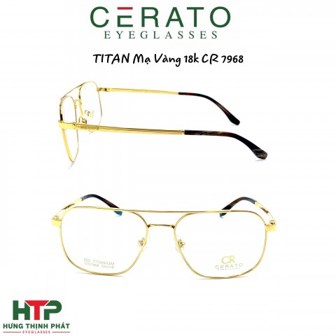 Gọng Kính Cerato 18K GOLD CR7968
