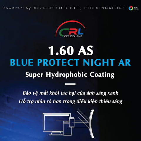 TRÒNG KÍNH  BLUE PROTECT NIGHT AR